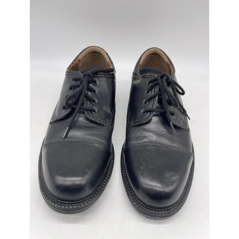 Dockers Black Leather Lace-Up Dress Shoes Size 9.5 M